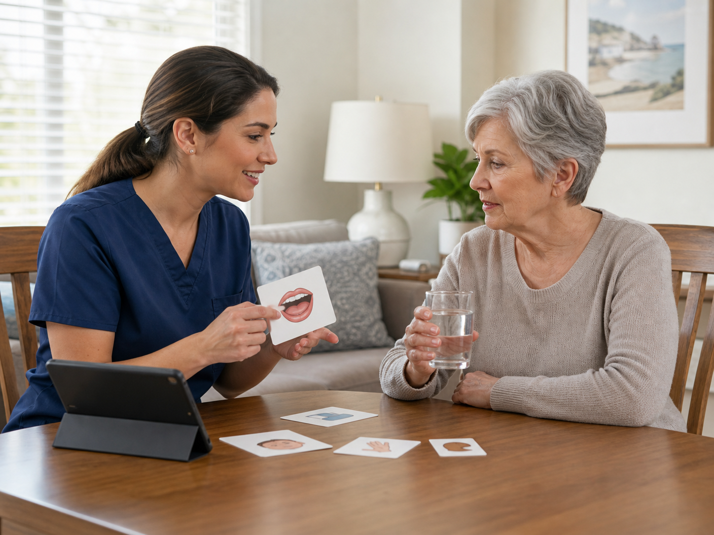 Speech Therapy being provided by Xpo Rehab Group